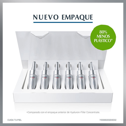 Imagen 2 de 9 de Ampolletas Ácido Hialurónico Eucerin Hyaluron Filler 6 Pzas