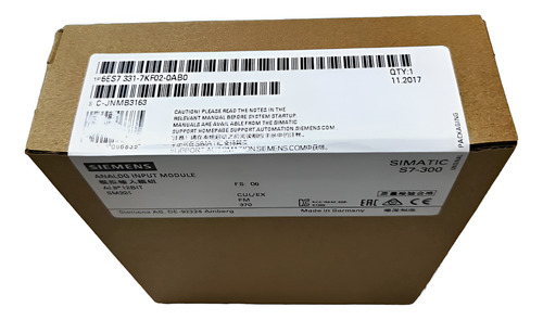 Siemens 6es7331-7kf02-0ab0 Módulo Sm331 Entr. Análogas