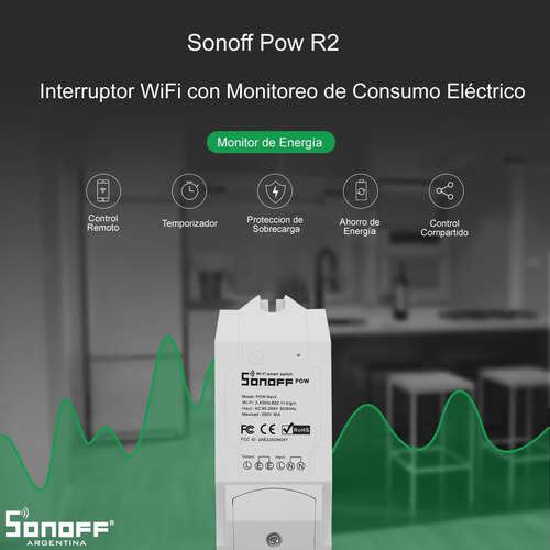 Imagen 3 de 10 de Interruptor Inalambrico Powr2 Sonoff - Portalvendedor