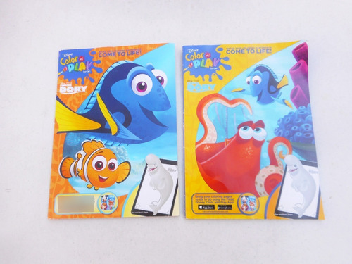 2 Libros De Colorear Finding Dory Disney Pixar Originales