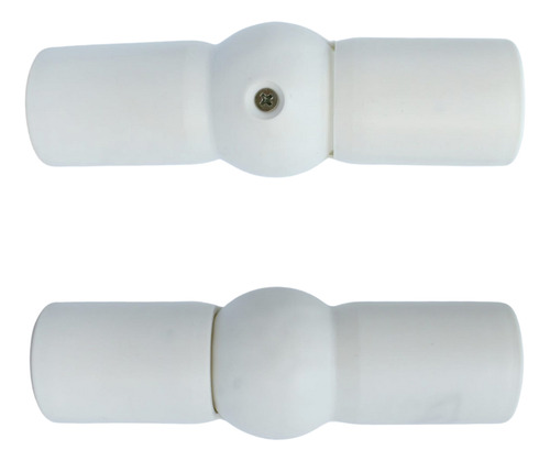 Kit 4 Cotovelos Para Corrimão Escada Regulável 1.1/2 Pol Branco
