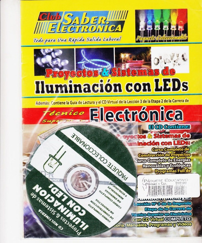 Revista Saber Electronica Proyectos Iluminación Leds + Cd