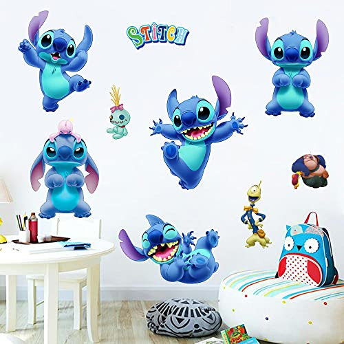 Pegatinas De Pared De Lilo Y Stitch Niños, Pegatinas D...
