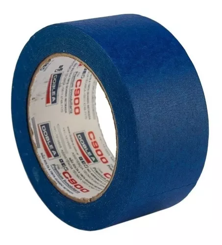 Cinta De Papel Enmascarar Azul Uv 48 Mm Doble A Pintor X 20