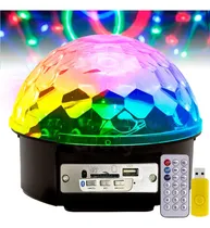 Comprar Bola De Luces Led Rgb Audioritmica Discoteca + Control Fiesta Decoración Alta Calidad Everest