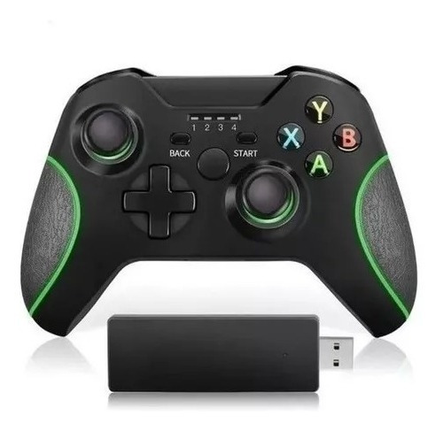Controle Compatível Para Vídeo Game Xbox One Sem Fio Not Pc Cor Preto