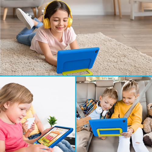 Tablet Jeazans Kids De 10 Pulgadas Con Android 14, 64 Gb De