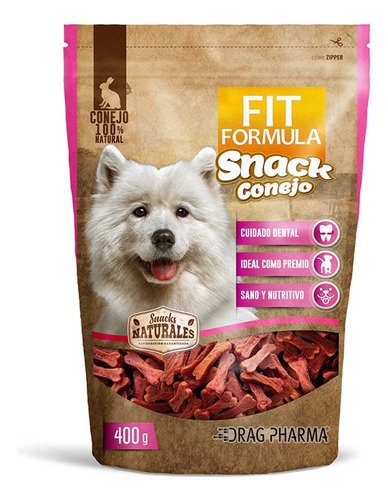 Snack Perros Fit Formula Conejo 400gr