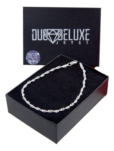 Pulsera Mujer Bolitas Cr 2mm De Plataley.925 Duodeluxejoyas®