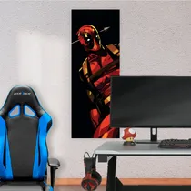 Comprar Cuadro Grande 30x80 Comics Marvel Deadpool Flecha Animeras