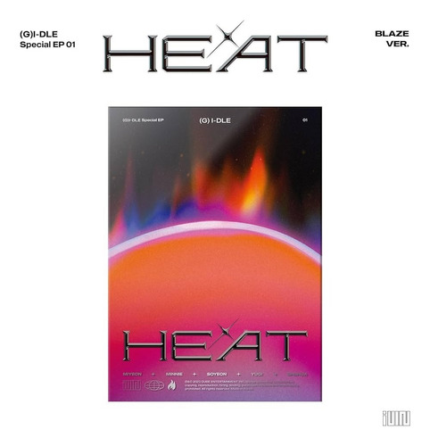 (g)i-dle Heat (blaze Ver.) Usa Import Cd Nuevo