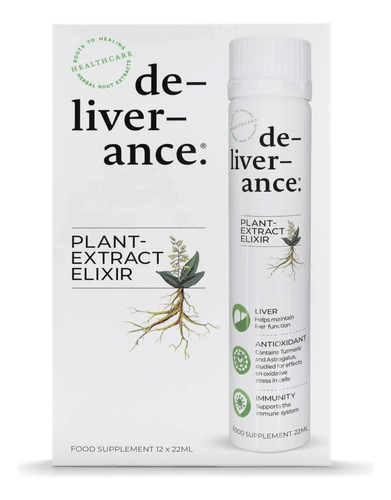 De-liver-ance Liquid Liver Detox - Apoya Y Mejora La Salud D