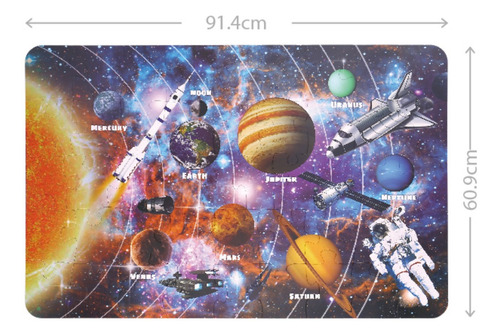 Imagen 3 de 4 de Rompecabezas Del Sistema Solar (súper Gigante)
