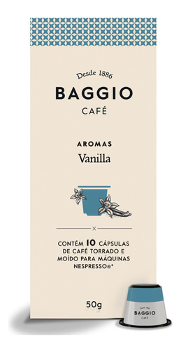 Café Gourmet Baggio Aromas Vanilla - Cápsulas Nespresso®