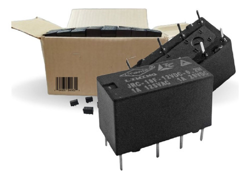 10 Unidades Rele 12v 8 Pinos 1a Jrc-19