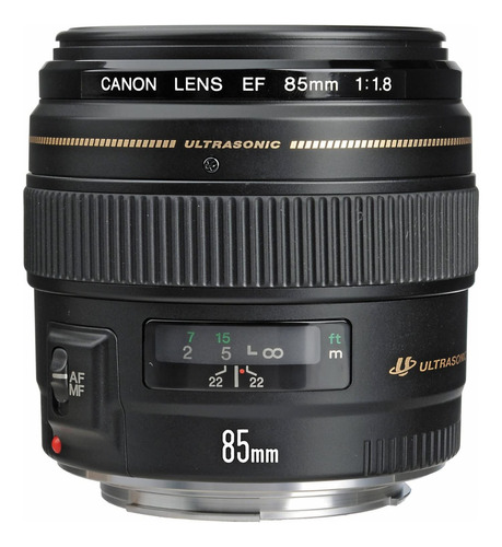 Lente Teleobjetivo Mediano Canon Ef 85mm F / 1.8 Usm Para Ca