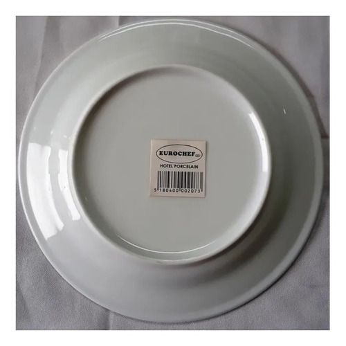 Imagen 3 de 3 de Plato Eurochef 7 Pulgadas Porcelana Somos Tienda Cod 458