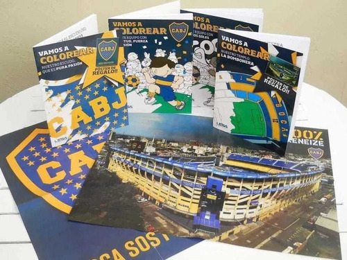 Libros Para Colorear Con Actividades De Boca Juniors