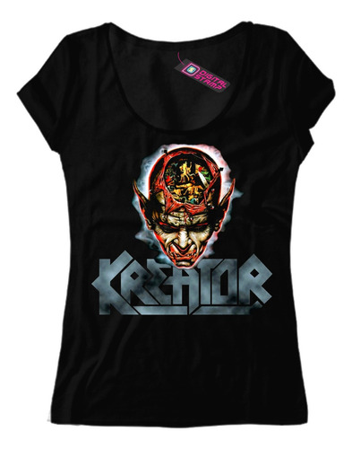 Remera Mujer Kreator Banda Trash Metal T833 Dtg Premium