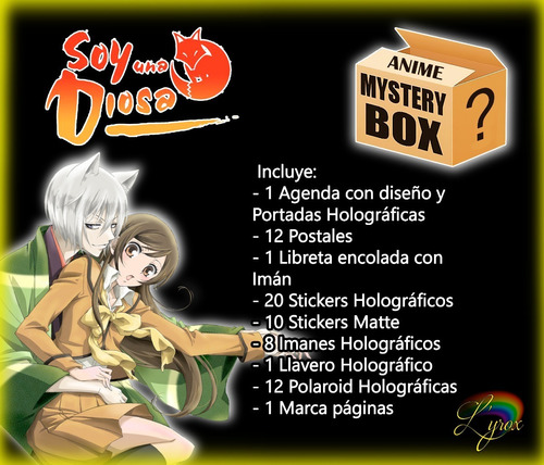 Kamisama Hajimemashita Mystery Box Holográfica Agenda Anime