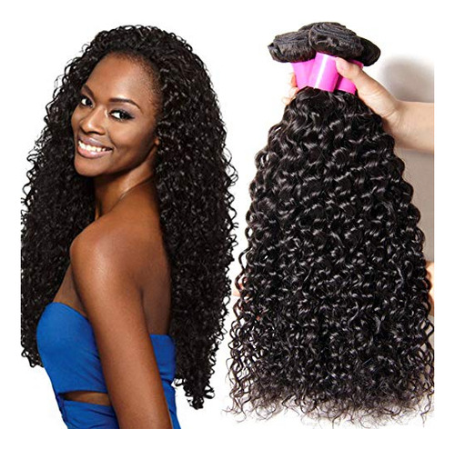 Ur Hermosa 10 A Brasileña Curly Hair Bundles Virgen 2dnk7