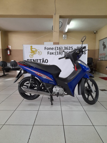 Imagem 3 de 9 de Honda Biz 125 Ex Azul 2017