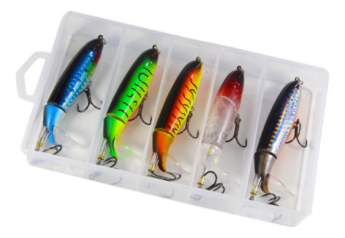 5 Piezas Fishing Señuelos Señuelos De Pesca Cebos 10 Cm