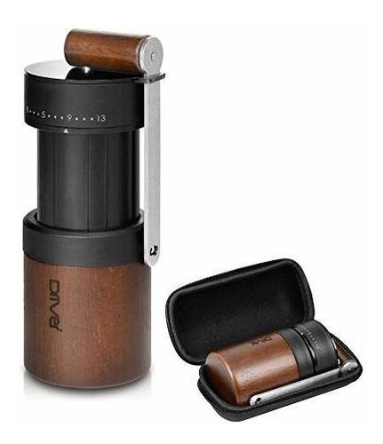 Manual Coffee Grinder, Dual Bearing Expandable Whole Bean Wo