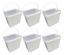 Comprar Balde Para Conservas 3 Litros Alça Plástica - 6 Pças