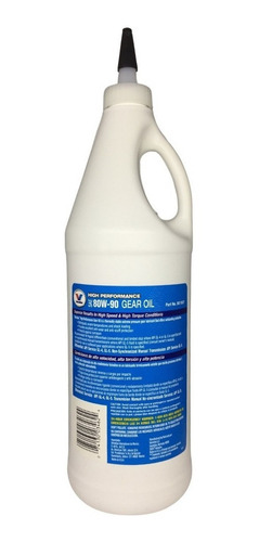 Imagen 2 de 5 de Aceite De Transmision Valvoline 80w90 Hp Gear Oil