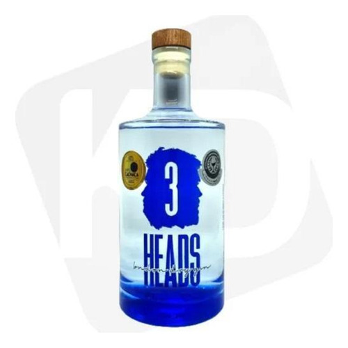 Gin 3 Heads London Dry Original  Frete Dom Tápparo