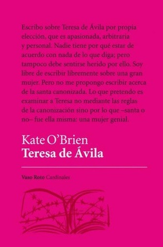 Teresa De Avila - Kate O´brien