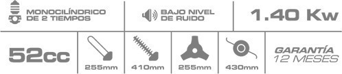 Imagen 7 de 9 de Multifunción Bordeadora Daihatsu A Explosión 4x1 2t 52cc