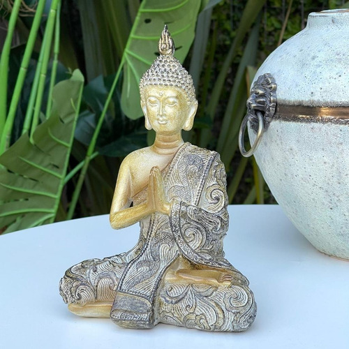 Buda Figura Monje Meditando Modelo 5