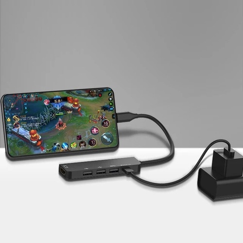 Adaptador Tipo C Hub Multipuerto - Hdmi - 3 Usb - Tipo C