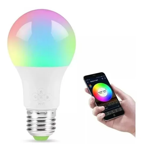 comprar Foco Inteligente Wifi Google Home Alexa App Tuya  9w
