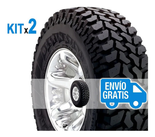 Imagen 3 de 10 de Combo 2u 215/80 R16 Q Destination Mt Firestone Cuotas Envio