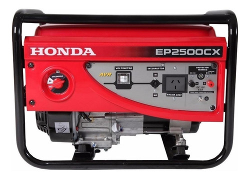 Imagen 1 de 3 de Generador portátil Honda EP2500CX 2200W monofásico con tecnología AVR 220V