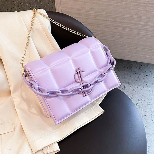 Imagen 5 de 7 de Bolso A Cuadros Para Mujer, Hombro Oblicuo, Portátil 2 En 1