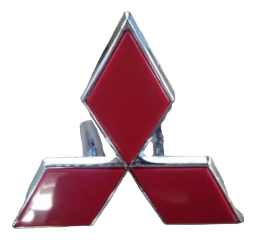 Emblema Mitsubishi Montero Bases Pata Cerrada 10cm Mod Antig