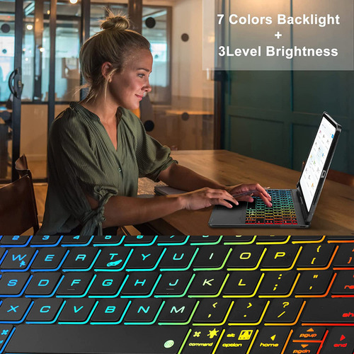 Capa Com Teclado E Mouse + Caneta Para Galaxy Tab S6 Lite