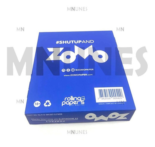 Caixa Seda Zomo Branca Perfect Smoking Com 25 Barato Grande
