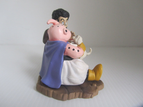 Dragon Ball Mr Satan Dando De Comer A Majin Bu Con Mascota