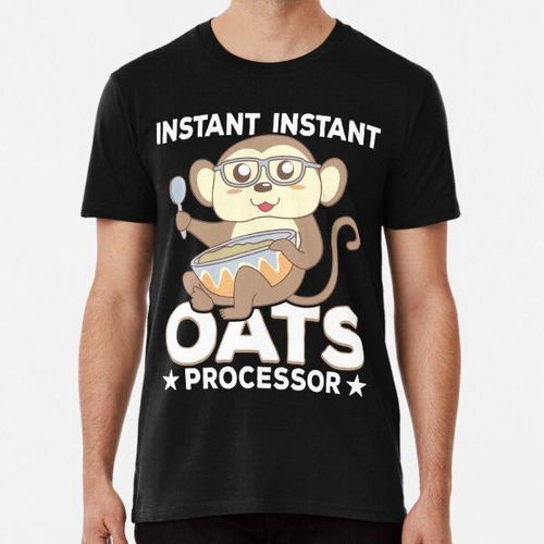 Remera Ape Instant Oats Processor Hungry Baby Monkey Gym Oat