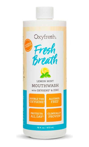 Enjuague Bucal Limón Menta 473 Ml Oxyfresh