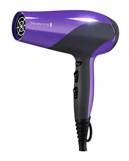 Secadora de cabello Remington D3190 violeta 125V