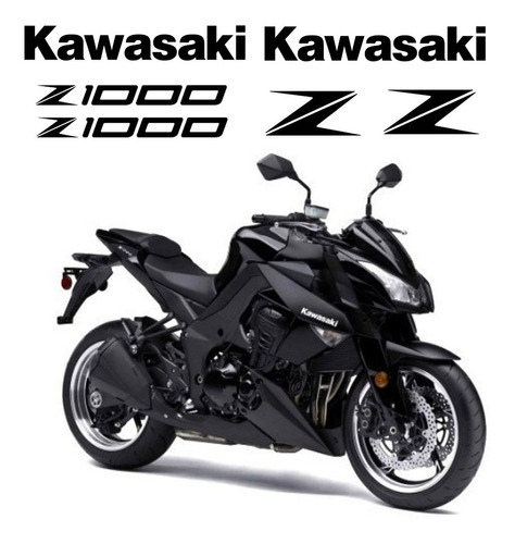 Kit Adesivo Resinado Para Kawasaki Z1000 2013 14176