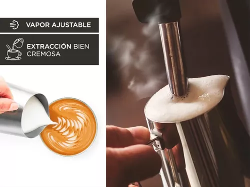 Cafetera Gadnic CME01 Expreso Automática Espumador Acero Inoxidable 950W