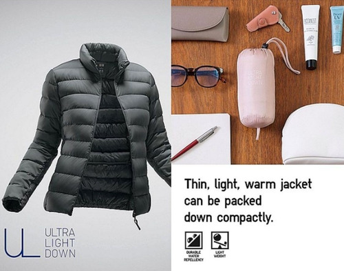 jaqueta feminina uniqlo ultra light down