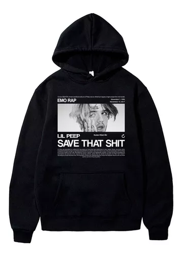 Camiseta T-Shirt Lil Peep Emo Rap Save That Shit Trap Algodão